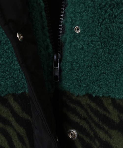 Candy Stripper（キャンディストリッパー）の「BOA MIXED ブルゾン（ブルゾン・レディース・グリーン/アイボリー/ブラック・2）」の6枚目の写真