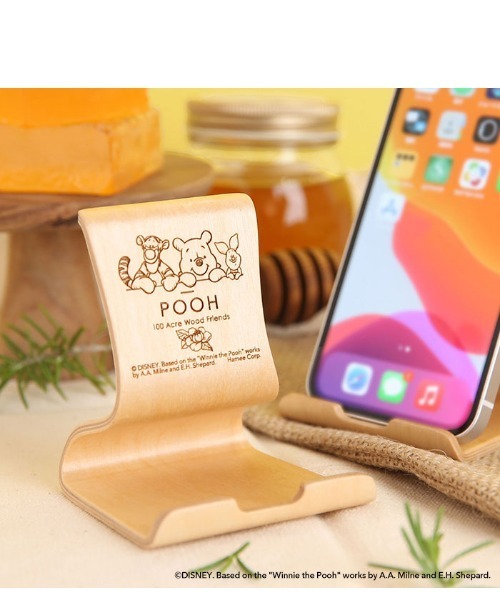 ディズニーキャラクター 天然木 スマホスタンド 各種スマートフォン対応 Zdravodaste Org