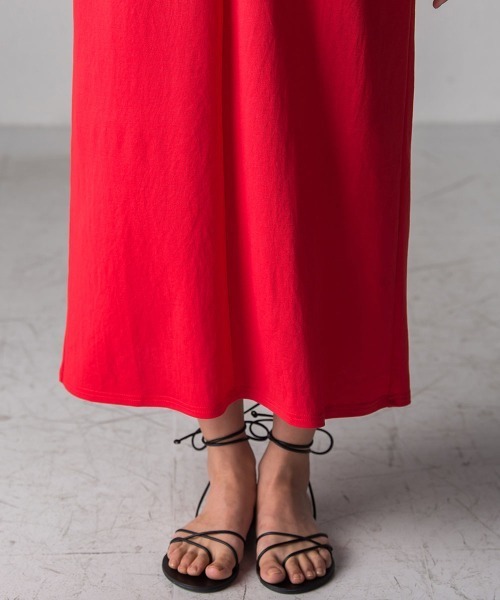 socolla(ソコラ)の「【socolla】フレンチスリーブカフタンワンピース(ワンピース・レディース・レッド/ブラウン/ブラック/グリーン・M)」の20枚目の写真