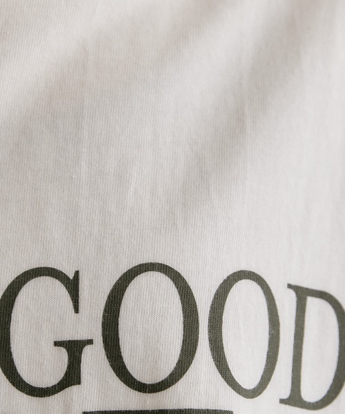 COLLAGE GALLARDAGALANTE（コラージュガリャルダガランテ）の「大人ロゴ/プリントTシャツ/手洗い可（Tシャツ/カットソー・レディース・チャコールグレー/アイボリー・FREE）」の15枚目の写真