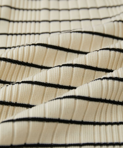 VIS（ビス）の「ボーダー＆無地カーディガンセットニットワンピース（ワンピース・レディース・ブラック/ブラック系その他/ピンク系その他2・FREE/FS）」の9枚目の写真