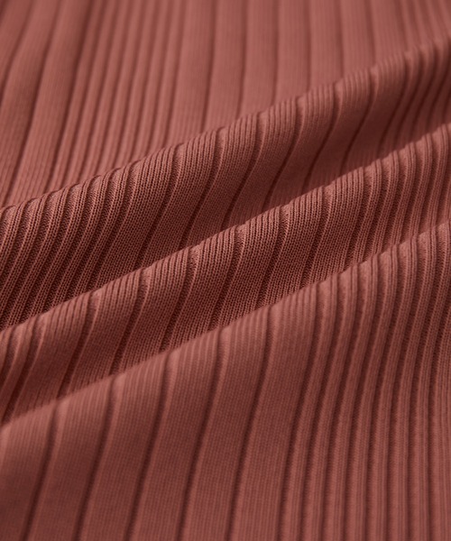 VIS（ビス）の「ボーダー＆無地カーディガンセットニットワンピース（ワンピース・レディース・ブラック/ブラック系その他/ピンク系その他2・FREE/FS）」の6枚目の写真