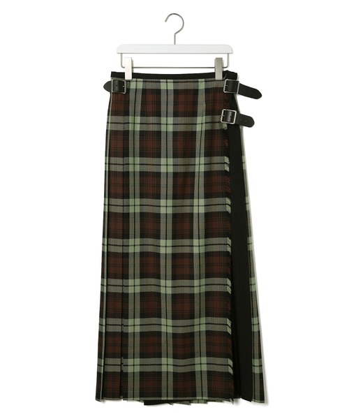 O´NEIL OF DUBLIN】COMBI FASHION MAXI KILT SKIRT