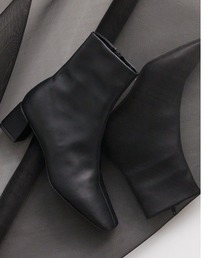 【emmi original】スクエアショートブーツ