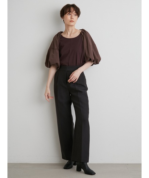 emmi（エミ）の「【emmi original】スクエアショートブーツ（ブーツ・レディース・ブラック・22.5cm/23.5cm/24.5cm）」の9枚目の写真