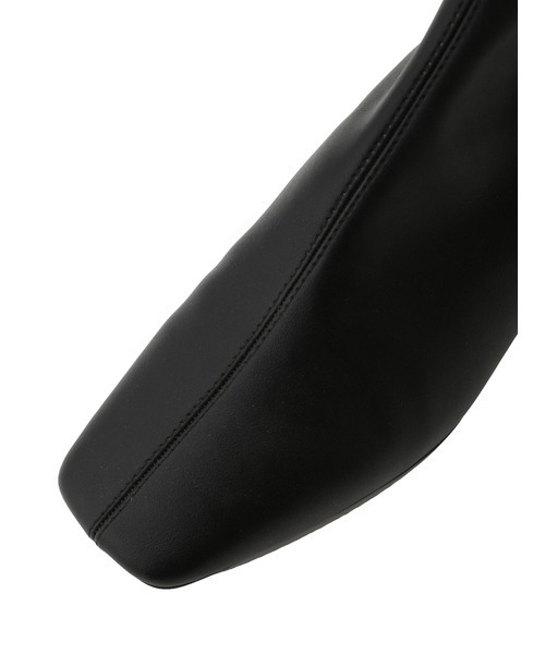 emmi（エミ）の「【emmi original】スクエアショートブーツ（ブーツ・レディース・ブラック・22.5cm/23.5cm/24.5cm）」の19枚目の写真