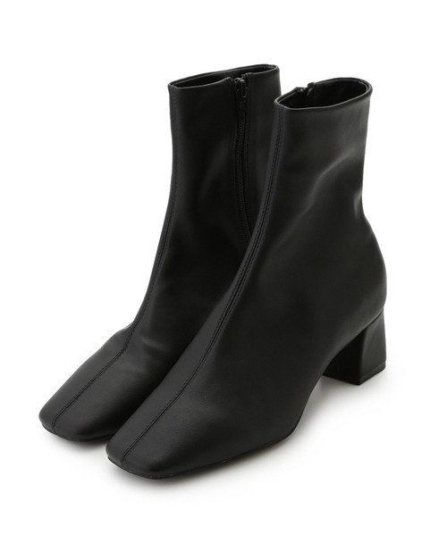 emmi（エミ）の「【emmi original】スクエアショートブーツ（ブーツ・レディース・ブラック・22.5cm/23.5cm/24.5cm）」の22枚目の写真