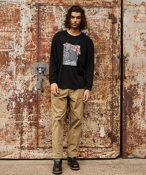 RATTLE TRAP(ラトルトラップ)の「グラフィックプリントロングTシャツ(Tシャツ/カットソー・メンズ・ホワイト/ブラック・S/M/L)」の3枚目の写真