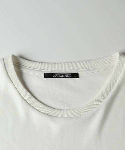 RATTLE TRAP(ラトルトラップ)の「グラフィックプリントロングTシャツ(Tシャツ/カットソー・メンズ・ホワイト/ブラック・S/M/L)」の11枚目の写真