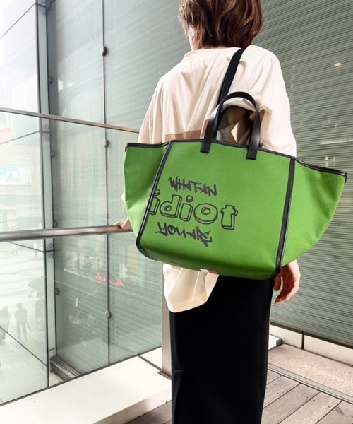 intoxic.(イントキシック)の「【intoxic.】LIMITED EDITION LADY 4HANDLES(トートバッグ・レディース・ホワイト/グリーン・FREE)」の10枚目の写真