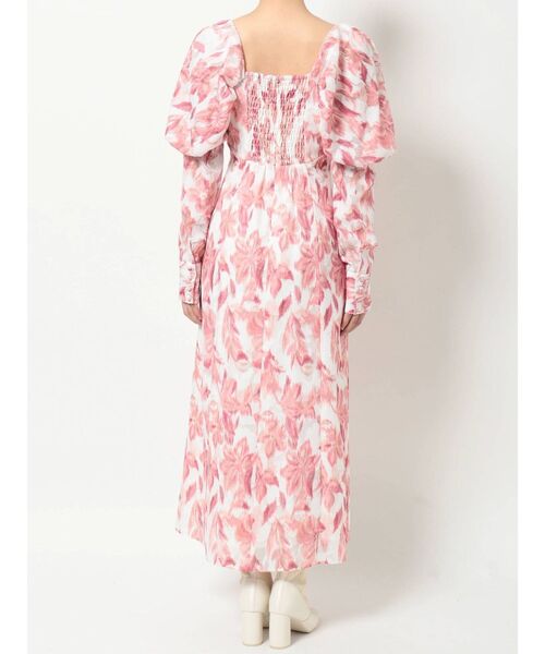 MERCURYDUO（マーキュリーデュオ）の「ジャカードフラワーパワショルカシュクールワンピース（ワンピース・レディース・ブラック/グレー/ピンク・SMALL/MEDIUM）」の11枚目の写真