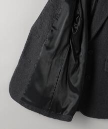 ウール×モヘヤブレンド シャギー ビッグ ジャケットを使った人気