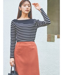 Te chichi | 【貴島明日香コラボ】アシメカラーニット(ニット/セーター)