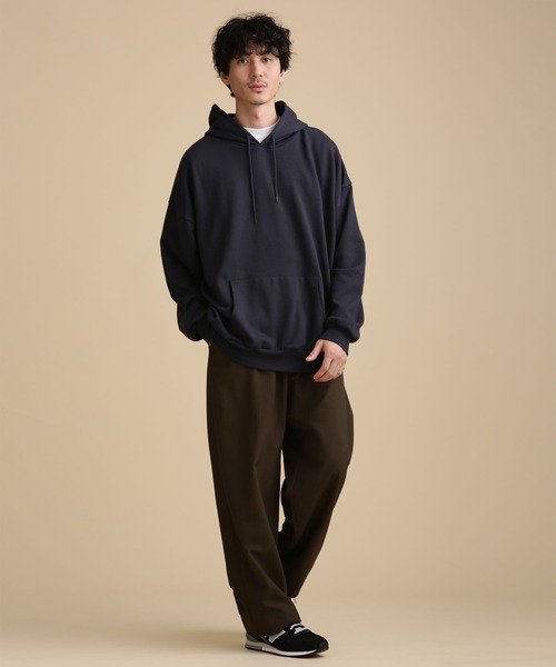 NANO universe（ナノユニバース）の「LB.04/トロワイドイージーパンツ（その他パンツ・メンズ・カーキ/モカ/スミクロ・S/M/L/XL）」の18枚目の写真