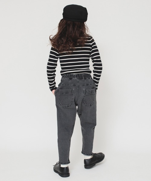 BRANSHES（ブランシェス）の「タートルネックリブニット（ニット/セーター・キッズ・その他/ブラック/ライム/アイボリー・160/150/100/110/140/130/120）」の15枚目の写真