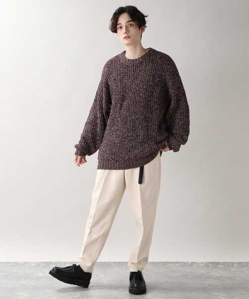 RAGEBLUE（レイジブルー）の「長袖ニット（ニット/セーター・メンズ・ブラウン・LARGE）」の9枚目の写真