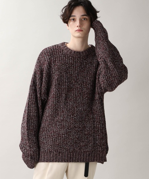 RAGEBLUE（レイジブルー）の「長袖ニット（ニット/セーター・メンズ・ブラウン・LARGE）」の6枚目の写真