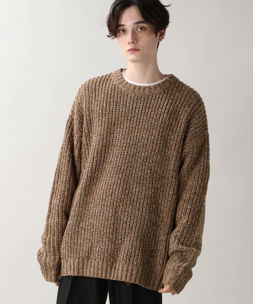 RAGEBLUE（レイジブルー）の「長袖ニット（ニット/セーター・メンズ・ブラウン・LARGE）」の5枚目の写真