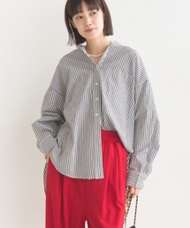 OMNES | コットンブロードバンドカラー長袖シャツ(シャツ/ブラウス)