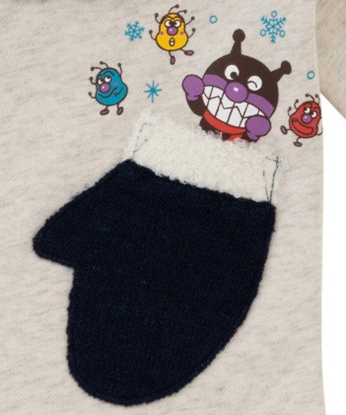 【セール】マフラーアップリケトレーナー（スウェット）｜ANPANMAN KIDS COLLECTION（アンパンマンキッズコレクション） pattayablatt.com
