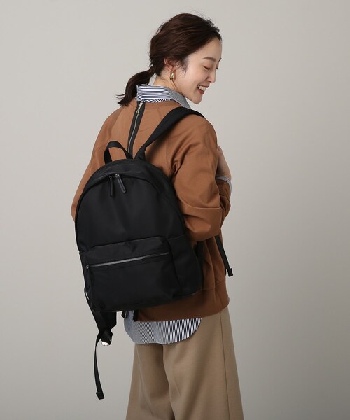 UNTITLED（アンタイトル）の「◆【PC収納可能】ナイロンバックパック（バックパック/リュック・レディース・ブラック・99）」の9枚目の写真