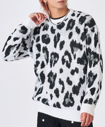 RE730（アールイーセブンサーティー）の「RE730 モヘアタッチクルーネックニット　ビッグシルエット（ニット/セーター）」