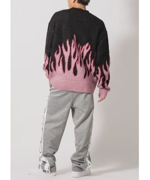 【セール】RE730 モヘアタッチクルーネックニット ビッグシルエット（ニット/セーター）｜RE730（アールイーセブンサーティー）