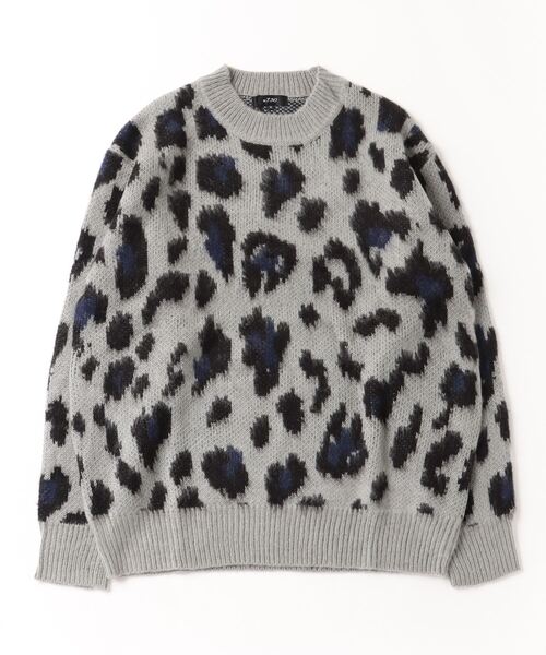 【セール】RE730 モヘアタッチクルーネックニット ビッグシルエット（ニット/セーター）｜RE730（アールイーセブンサーティー）