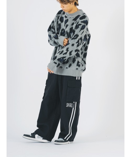 【セール】RE730 モヘアタッチクルーネックニット ビッグシルエット（ニット/セーター）｜RE730（アールイーセブンサーティー）