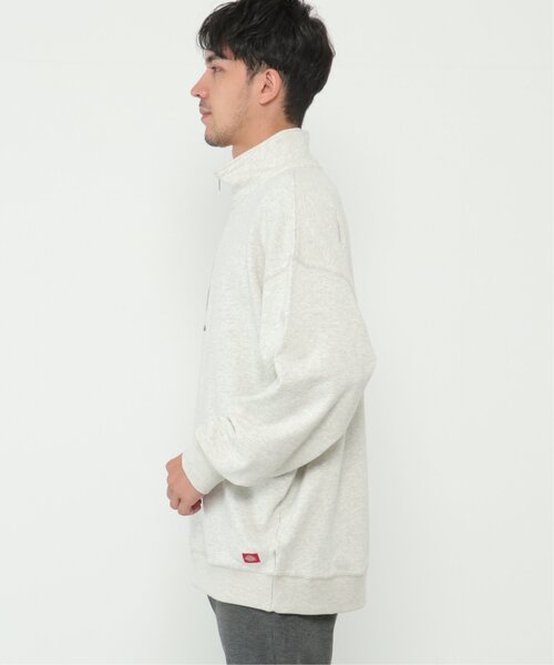 Dickies（ディッキーズ）の「Dickies ディッキーズ ハーフジップトレーナー（スウェット・メンズ・ネイビー/ライトイエロー/ブラック/オフホワイト・XL/L/M）」の12枚目の写真