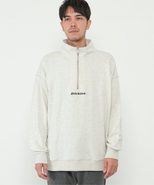 Dickies（ディッキーズ）の「Dickies ディッキーズ ハーフジップトレーナー（スウェット・メンズ・ネイビー/ライトイエロー/ブラック/オフホワイト・XL/L/M）」の14枚目の写真
