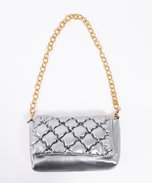 WC（ダブル シー）の「ポップコーンキルトバッグ（ショルダーバッグ・レディース・オレンジ/シルバー/ブラック・FREE）」の22枚目の写真