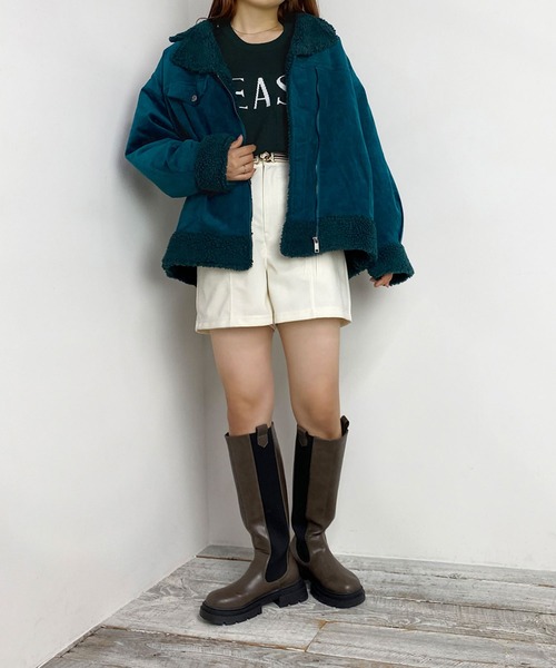 179/WG(イチナナキュウダブルジー)の「ジャガードニットプルオーバー(ニット/セーター・レディース・モカ/その他1/グリーン/ブラック・FREE)」の22枚目の写真
