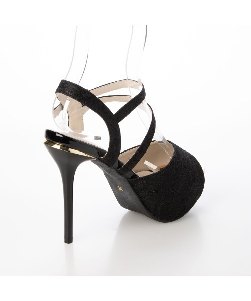 Mafmof（マフモフ）の「Mafmof(マフモフ)厚底ダブルベルトヒールサンダル（サンダル・レディース・ホワイト/ブラック/シルバー/ブラック系その他・LL/L/M/S）」の21枚目の写真