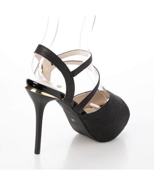 Mafmof（マフモフ）の「Mafmof(マフモフ)厚底ダブルベルトヒールサンダル（サンダル・レディース・ホワイト/ブラック/シルバー/ブラック系その他・LL/L/M/S）」の19枚目の写真