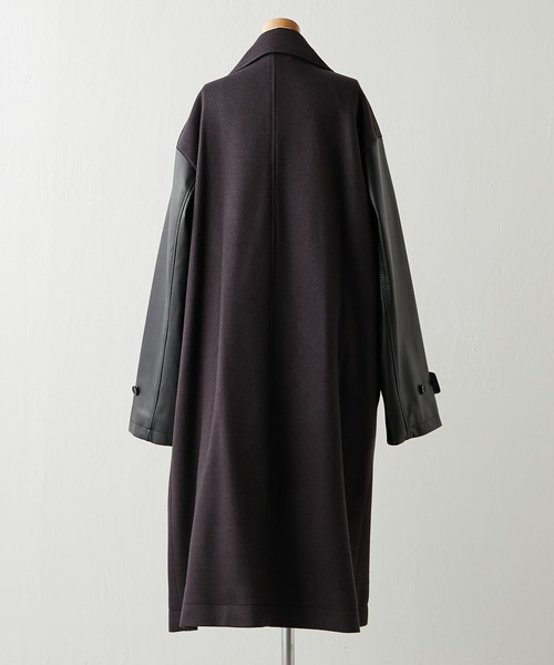 TAUPE(トープ)の「【TAUPE(トープ)】ラップコート(その他アウター・レディース・ネイビー・2)」の3枚目の写真
