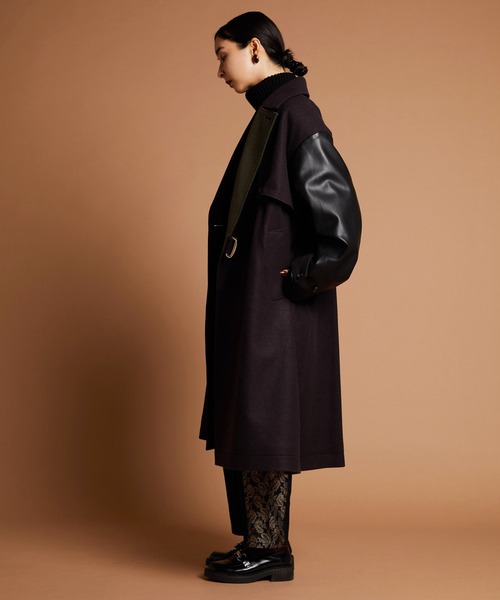 TAUPE(トープ)の「【TAUPE(トープ)】ラップコート(その他アウター・レディース・ネイビー・2)」の13枚目の写真