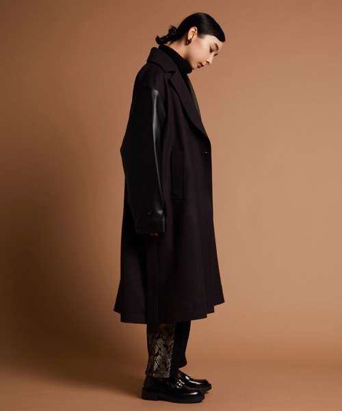 TAUPE(トープ)の「【TAUPE(トープ)】ラップコート(その他アウター・レディース・ネイビー・2)」の15枚目の写真