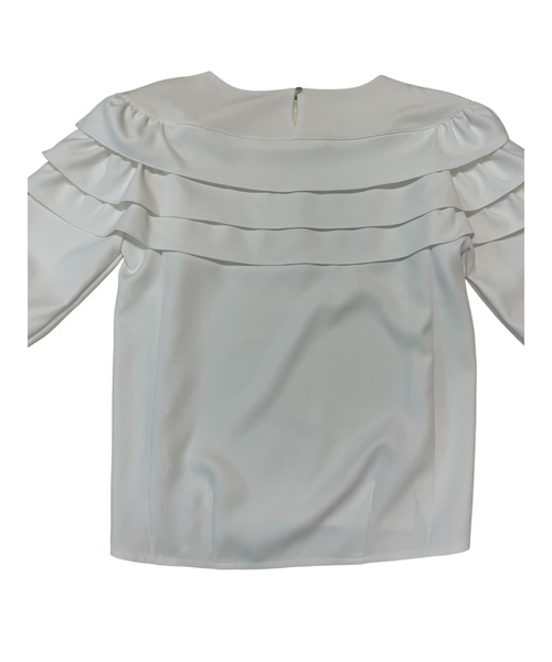 TEVALT(ヴァレット)の「フリルコクーンチュニック(その他トップス・レディース・オフホワイト/ブラック・38)」の18枚目の写真