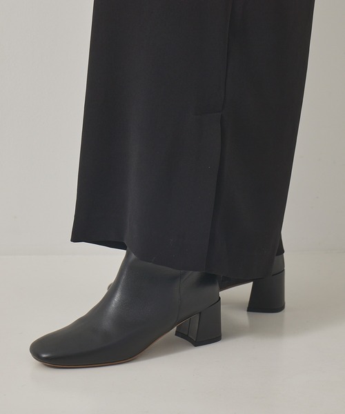 qualite(カリテ)の「Vネックストレートオールインワン(つなぎ/オールインワン・レディース・ブラック・34/38)」の9枚目の写真