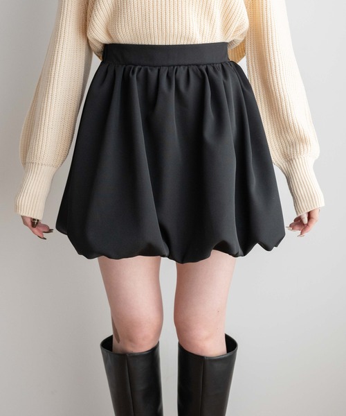WEGO（ウィゴー）の「WEGO/バルーンスカパン（スカート・レディース・ブラック・FREE）」の7枚目の写真