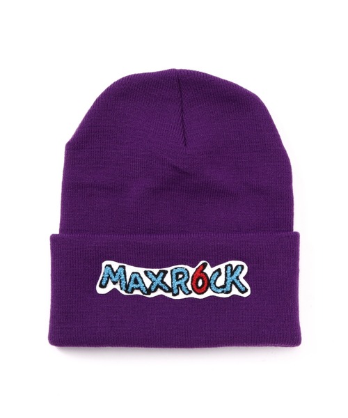 maxsix（マックスシックス）の「maxsix(マックスシックス）MX-1302/@別注ニットキャップ マックスロック（ニットキャップ/ビーニー・メンズ・パープル/ブラック/グレー・F）」の10枚目の写真