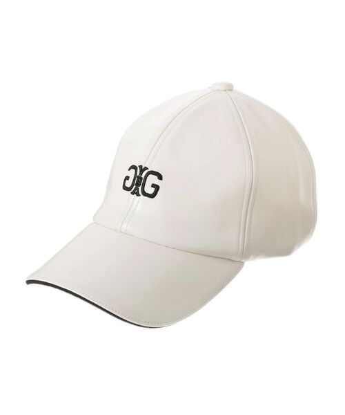 GYDA（ジェイダ）の「Symmetry GYDAパイピングキャップ（キャップ・レディース・オフホワイト/ブラック・FREE）」の4枚目の写真