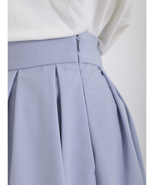 Te chichi（テチチ）の「ボンディングタックフレアスカート（スカート・レディース・ブラック/ブルー/グリーン・SMALL/MEDIUM）」の14枚目の写真