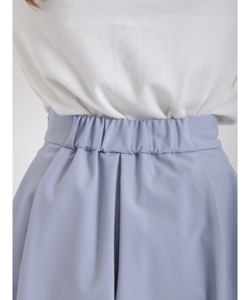 Te chichi（テチチ）の「ボンディングタックフレアスカート（スカート・レディース・ブラック/ブルー/グリーン・SMALL/MEDIUM）」の5枚目の写真