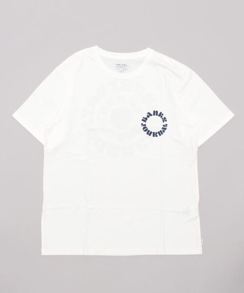 BANKS(バンクス)の「DESIGN TEE/BANKS(バンクス)半袖Tシャツ(Tシャツ/カットソー・メンズ・オフホワイト/ライトグリーン/サンドグレー・LARGE/MEDIUM/X-LARGE/SMALL/X-SMALL)」の2枚目の写真