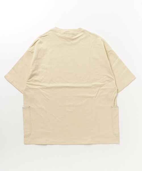 SMITH'S（スミス）の「【SMITH'S AMERICAN／スミス アメリカン】サイドポケット 半袖Tシャツ ポケT（Tシャツ/カットソー・メンズ・ホワイト/ライトグレー/ミント/イエロー・M/L）」の9枚目の写真