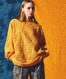 MAISON SPECIAL | 《ユニセックスアイテム》プライムオーバーシャーリングモックネックロングスリーブTシャツ【MAISON SPECIAL/メゾンスペシャル】(Tシャツ/カットソー)