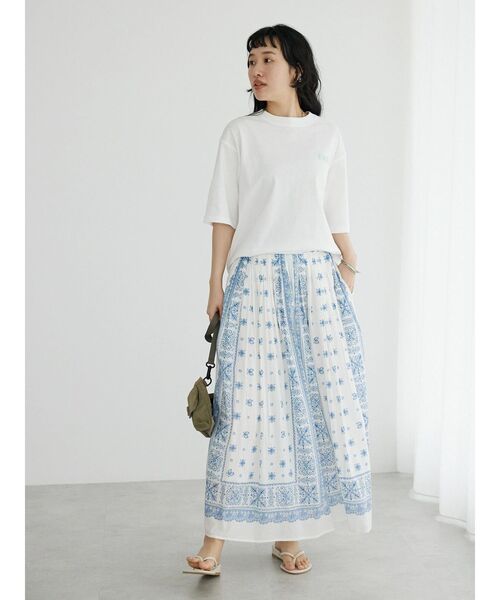 国内発送★Sabo Skirtフローラル柄ギャザースカートワンピース 国内発送☆Sabo Skirtフローラル柄ギャザー入りワンピース (SABO