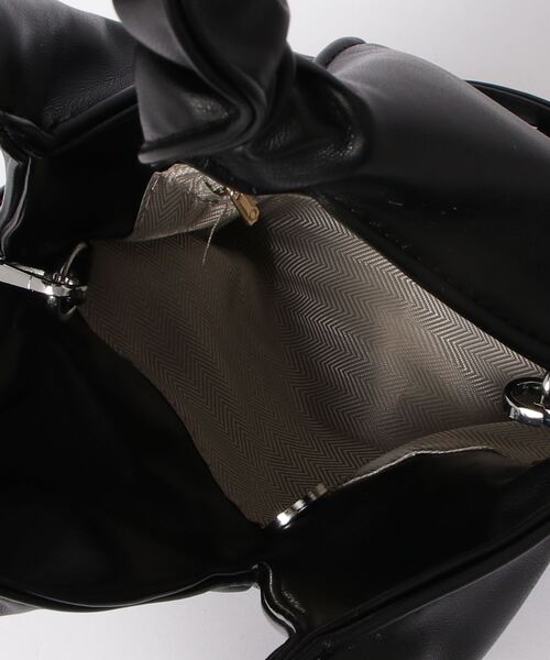 SETUP7（セットアップセブン）の「【SETUP7】ギャザーストラップトライアングルバッグ KNF（ハンドバッグ・レディース・ブラウン/グリーン/ブラック/ホワイト/ベージュ/オレンジ・FREE）」の11枚目の写真